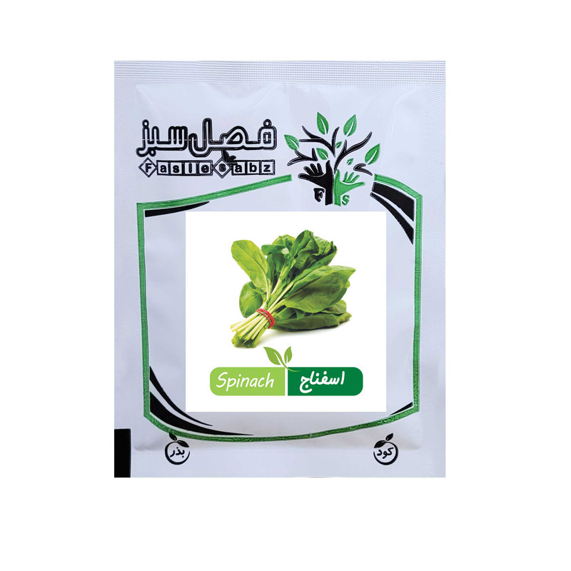 بذر سبزی اسفناج فصل سبز کد SEED-201