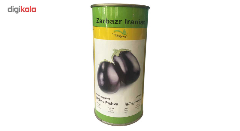 بذر بادمجان دلمه ای زر بذر ایرانیان قوطی 100 گرمی مدل GH100g-39