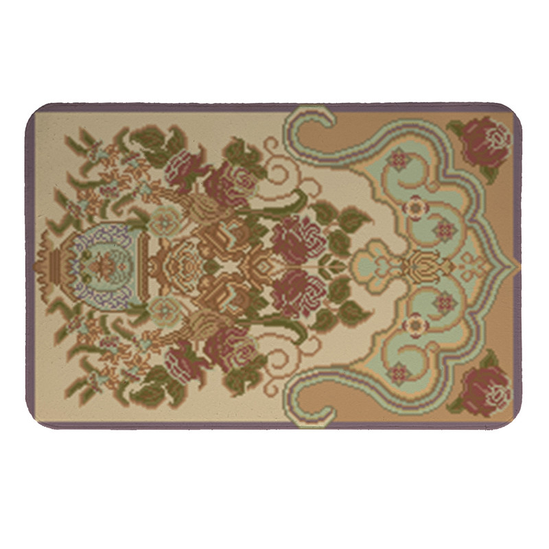 پادری طرح فرش کد 1018 سایز 50 × 70 سانتی متر