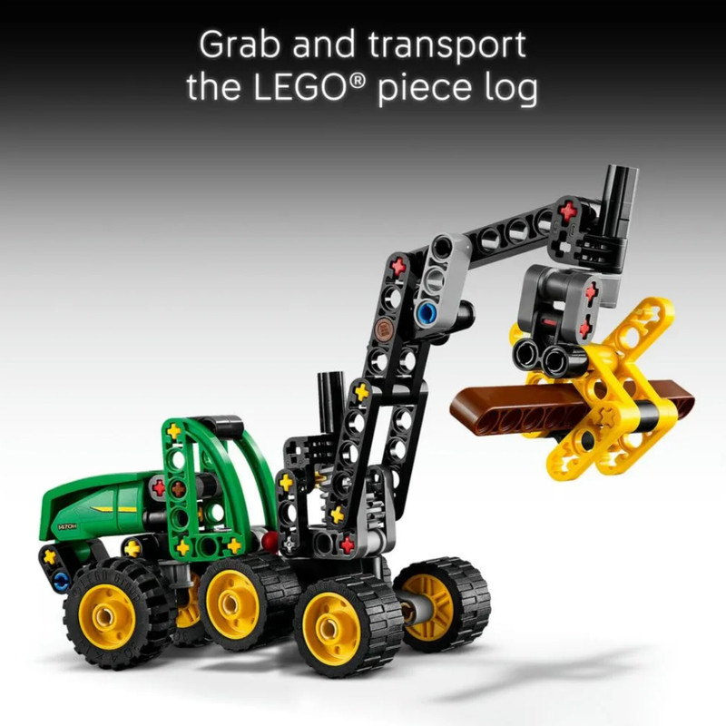 لگو ۱۱۷ تکه سری تکنیک مدل John Deere 1470H Wheeled Harvester کد 42218