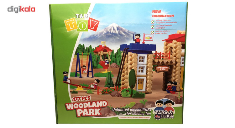 بازی ساختنی 177 تکه تک توی مدل Woodland Park
