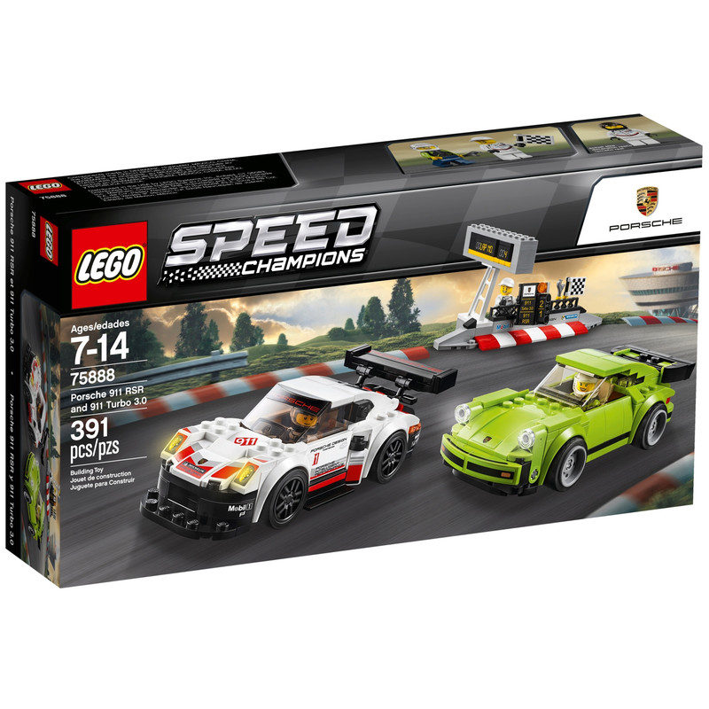 لگو لگو مدل Porsche 911 RSR and 911 Turbo 75888