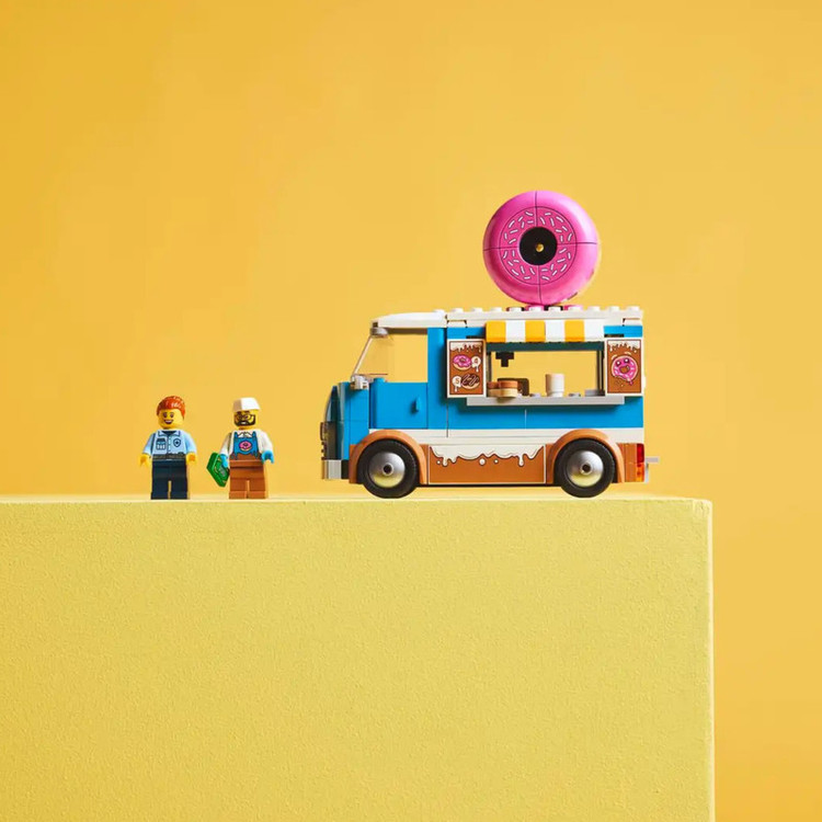 لگو 196 تکه سری سیتی مدل Donut Truck کد 60452