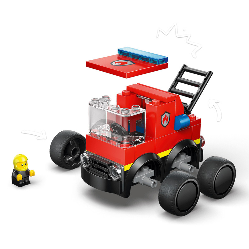 لگو ۶۷ تکه سری City مدل Fire Engine کد 60482