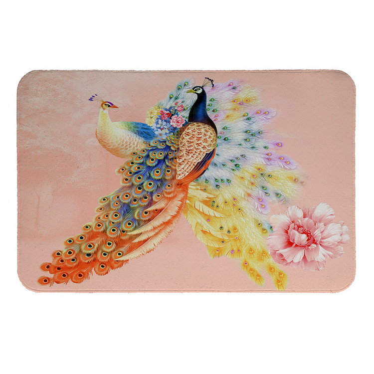 پادری طرح طاووس کد 6183 سایز 50 × 70 سانتی متر