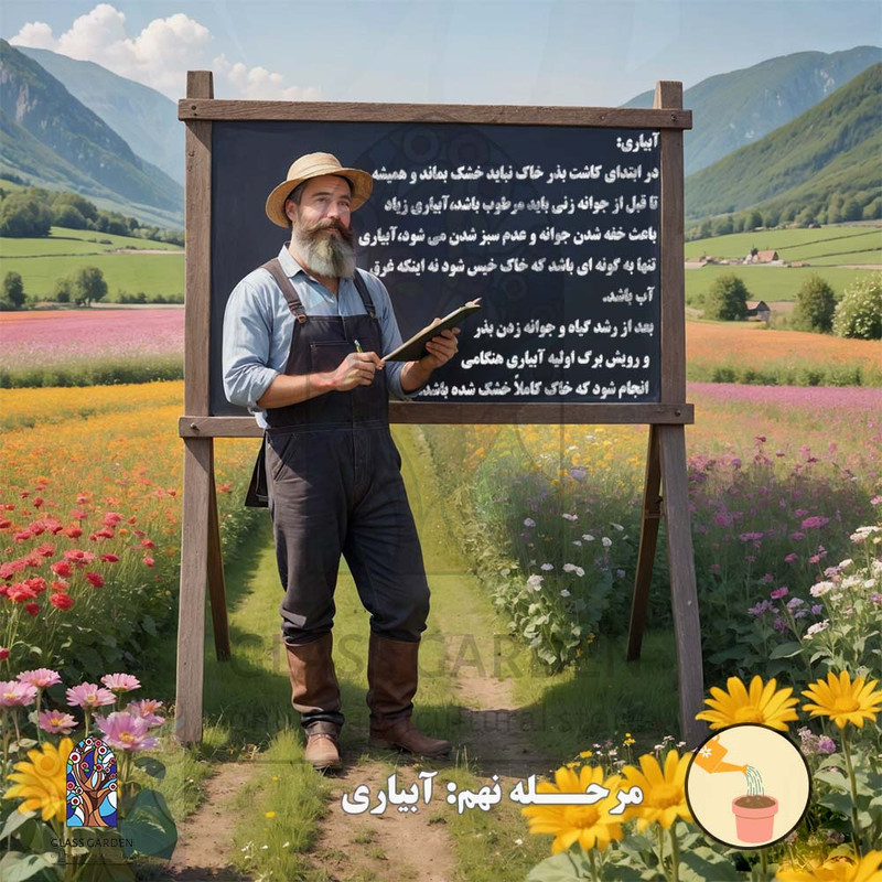 بذر فلفل گیلاسی چری گرد قرمز تند گلس گاردن مدل GL100