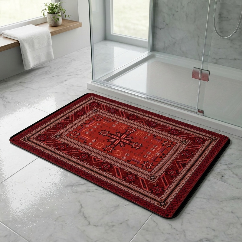 پادری مدل فرشینه سنتی کد M35M001-MR0181 سایز 76x46 سانتی متر