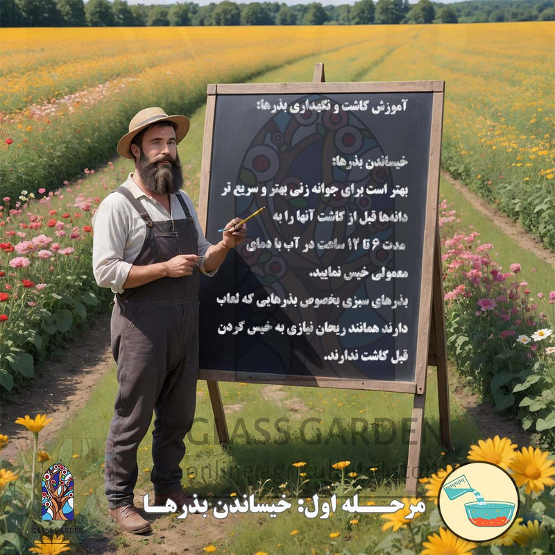 بذر فلفل قلمی قرمز تند ایرانی گلس گاردن مدل GL100