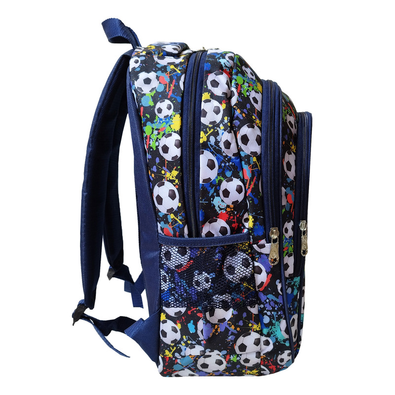 کوله پشتی مدرسه مدل فوتبالی توپی