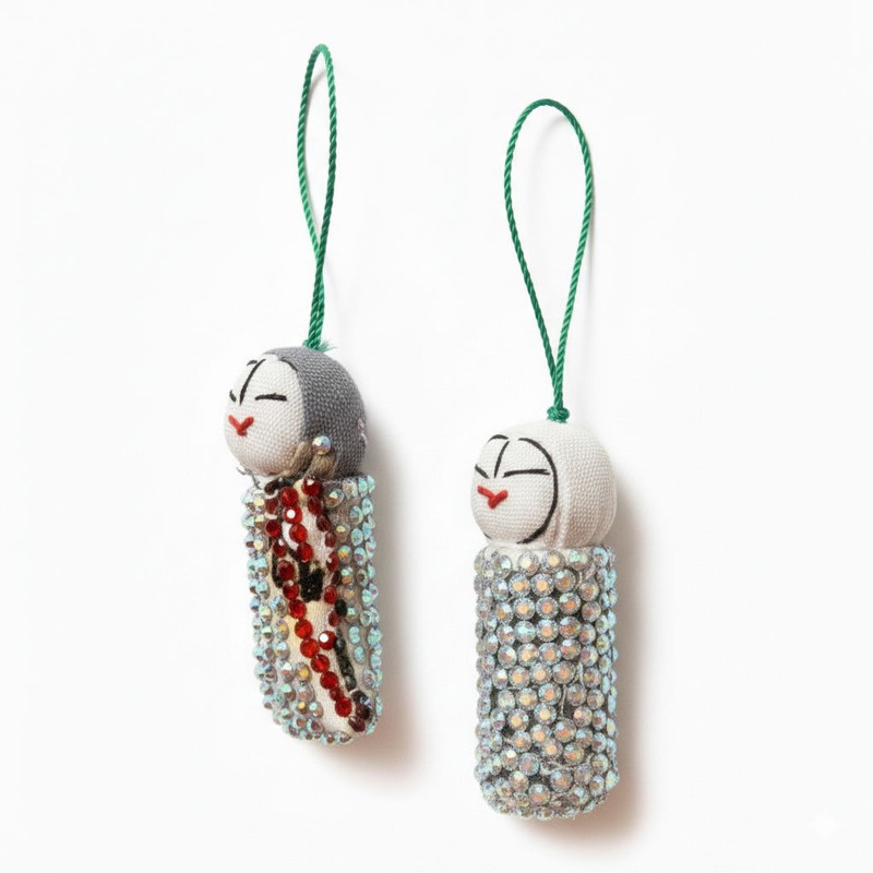 عروسک پارچه ای مدل نینی مجموعه 2 عددی