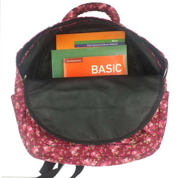 کوله پشتی مدل گل ریز کد bkp 34865