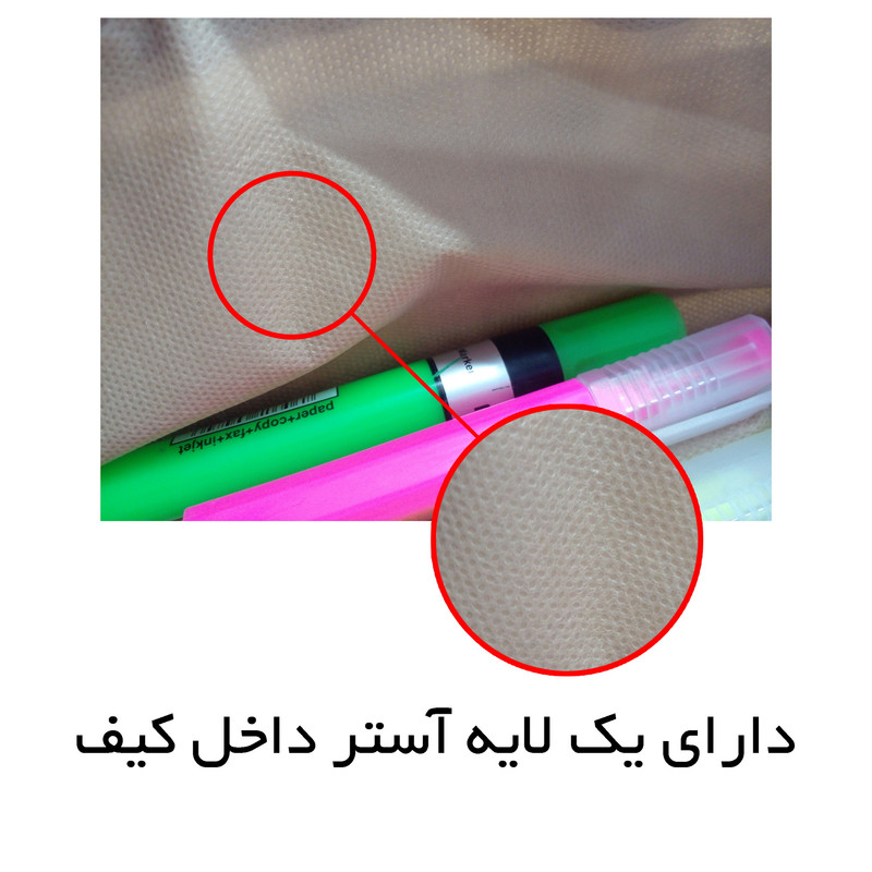 جامدادی مستر راد مدل سه زیپ طرح فلامینگو کد fiory 2539