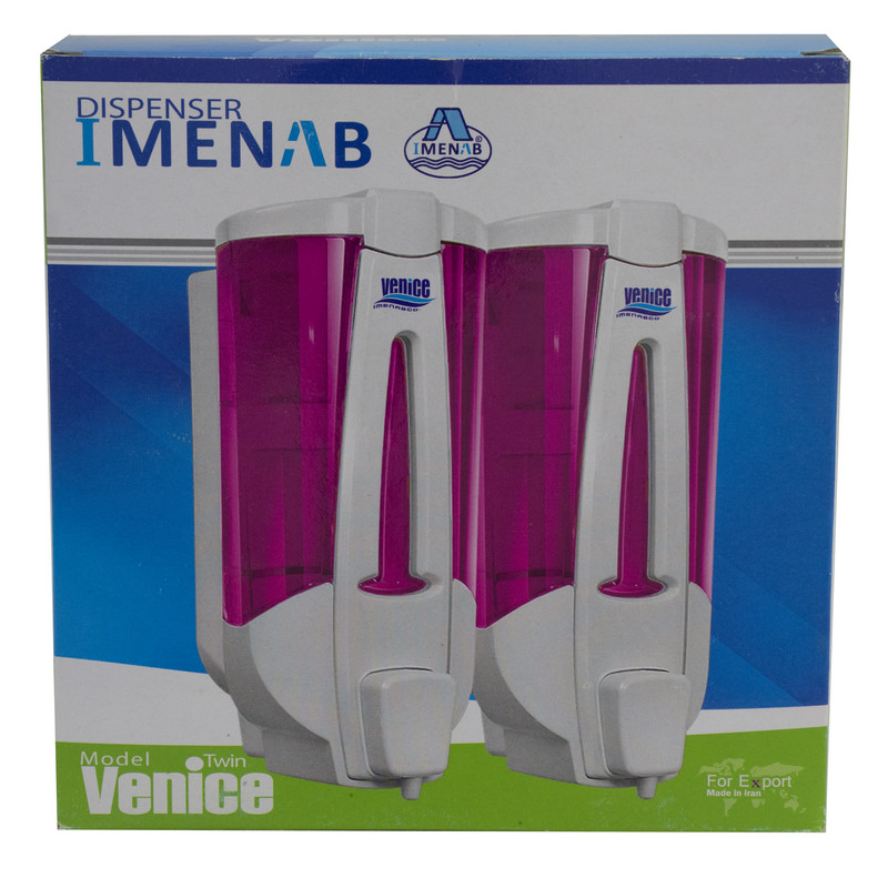پمپ مایع دستشویی دو قلو سارودی بای ایمن آب مدل VENIZE