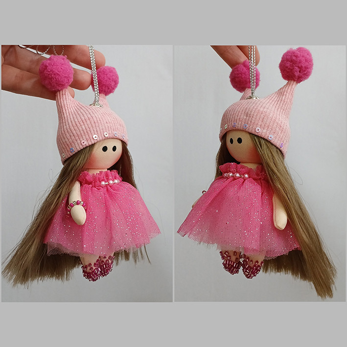 عروسک پارچه ای مدل آویز کد 14