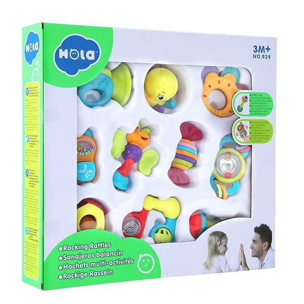 جغجغه هولا کد 939 بسته 10 عددی