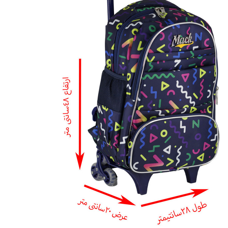 کوله پشتی چرخ دار مدل Tin00p
