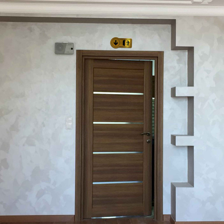 تابلو راهنما آژنگ طرح خروج مدل درب و آدم راست بالا کد EX-T-503