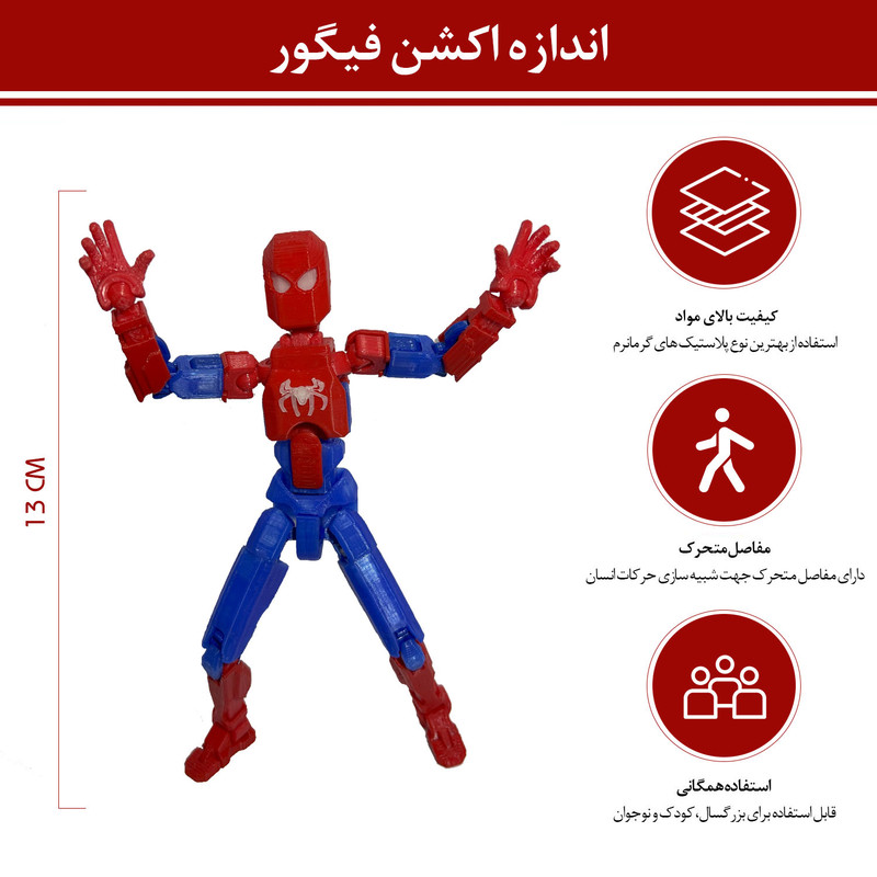 اکشن فیگور مدل Dummy 13 طرح مرد عنکبوتی