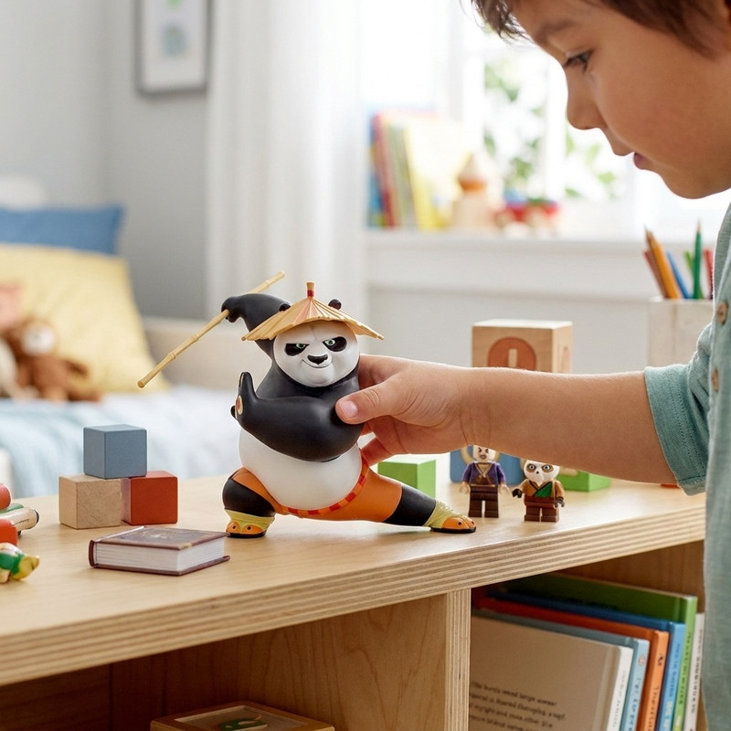 اکشن فیگور پاندای کونگ فوکار مدل Kong Fu Panda 3