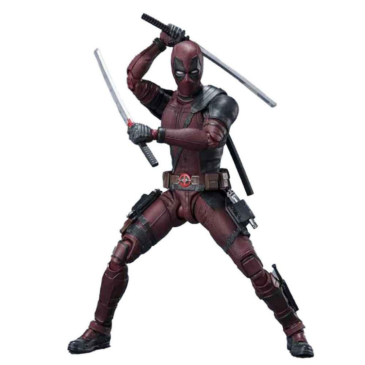 اکشن فیگور مدل ددپول طرح Deadpool SHF ارتفاع 15 سانتی متر