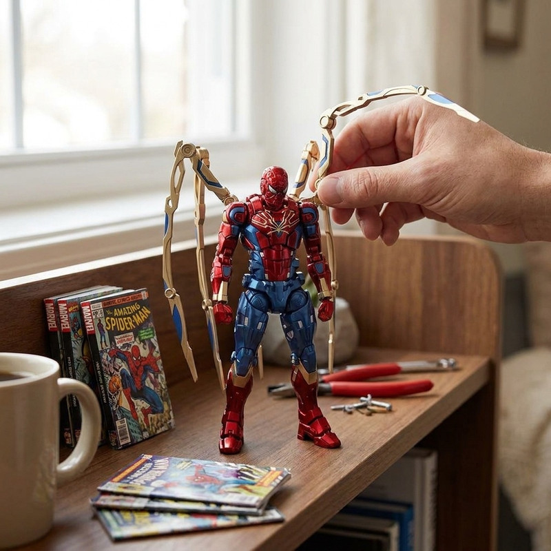 اکشن فیگور مدل آیرون اسپایدرمن سری Sentinel Iron Spider