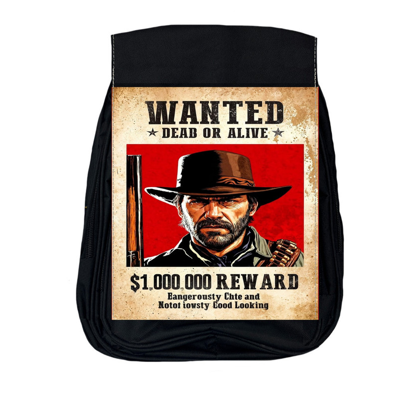 کوله پشتی مدرسه مدل red dead کد v3