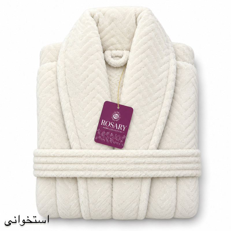 حوله پالتویی روزاری مدل تورال سایز 125×130 سانتی متر مناسب برای محدوده قد 165 تا 190 سانتی متر
