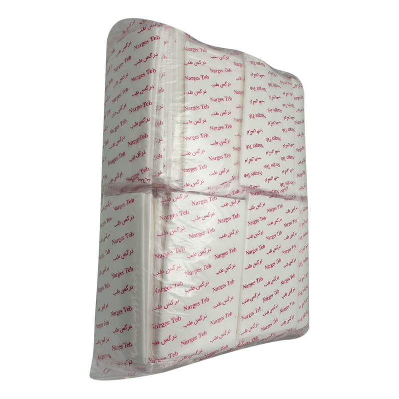حوله یکبار مصرف نرگس طب مدل 60Gr سایز 40×80 سانتی متر بسته 100 عددی