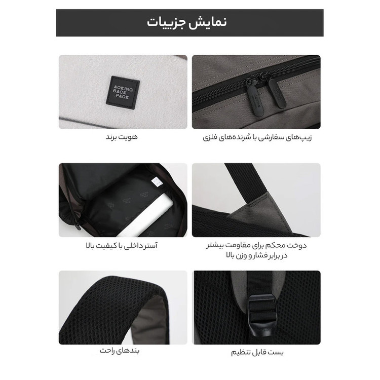 کوله پشتی آوکینگ مدل 3129331616