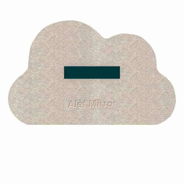 آینه سرویس بهداشتی الف مدل بک لایت طرح ابر کد BA-70-60
