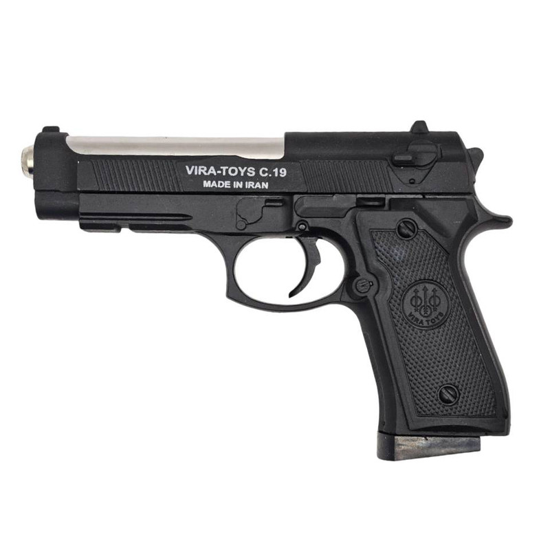 تفنگ بازی ناب سل مدل کلت خشاب خور C19 کد AIRSOFT GUN C19 مناسب برای نوجوانان