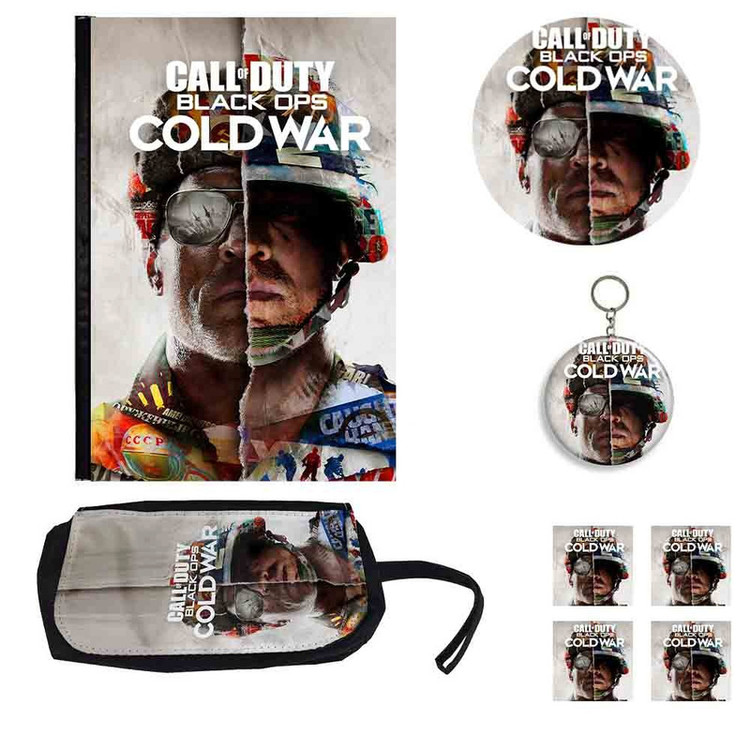 بسته لوازم تحریر طرح call of duty کد 5 بسته 8 عددی