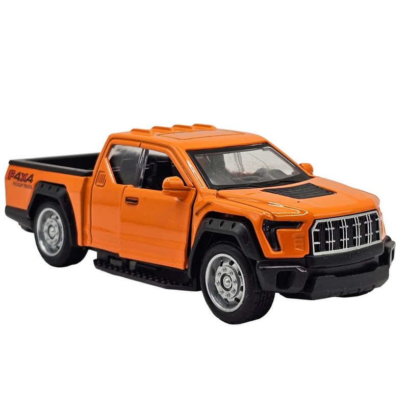 ماکت ماشین پیکاپ آفرود فلزی ناب سل مدل PICKUP FORD با دربهای بازشونده و چرخهای لاستیکی