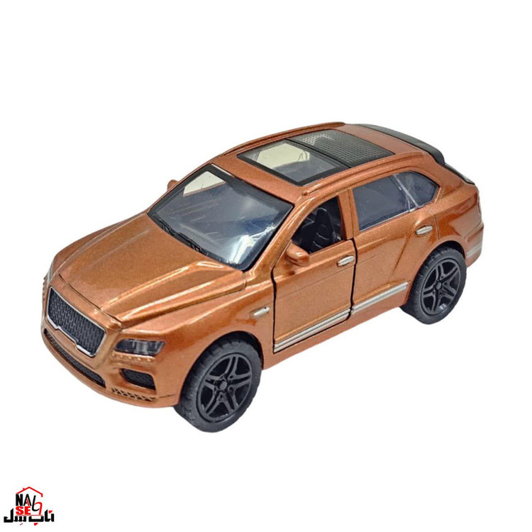 ماشین بازی فلزی سواری ناب سل مدل BENTLY NAAB001 چراغدار، موزیکال، عقبکش با در و صندوق عقب بازشو