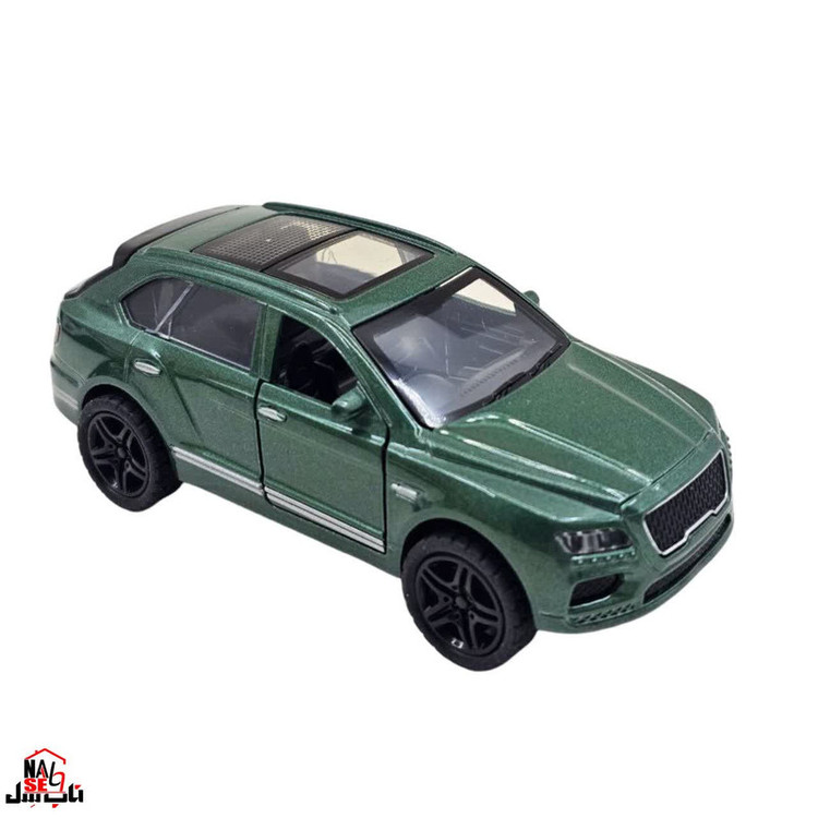 ماشین بازی فلزی سواری ناب سل مدل BENTLY NAAB001 چراغدار، موزیکال، عقبکش با در و صندوق عقب بازشو