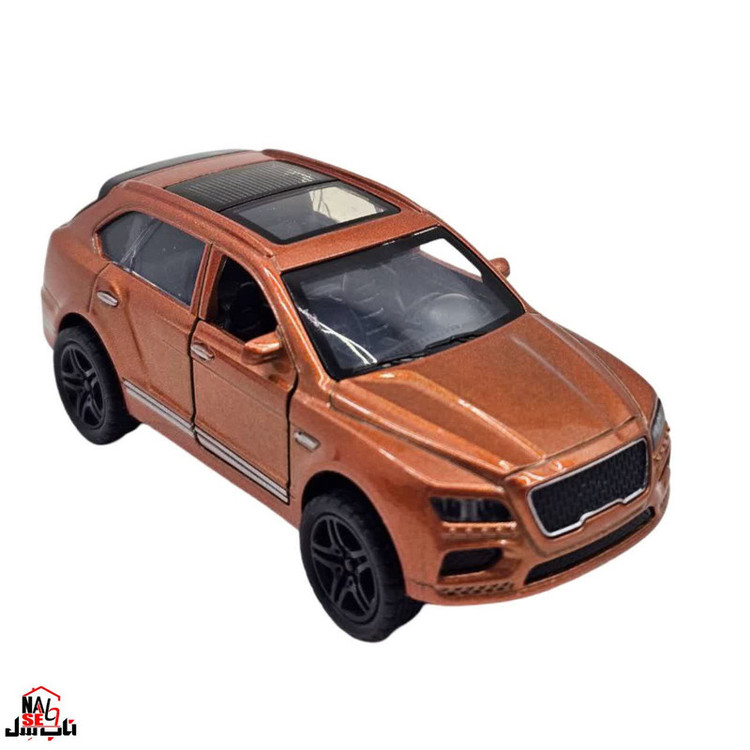 ماشین بازی فلزی سواری ناب سل مدل BENTLY NAAB001 چراغدار، موزیکال، عقبکش با در و صندوق عقب بازشو
