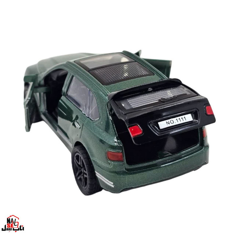 ماشین بازی فلزی سواری ناب سل مدل BENTLY NAAB001 چراغدار، موزیکال، عقبکش با در و صندوق عقب بازشو