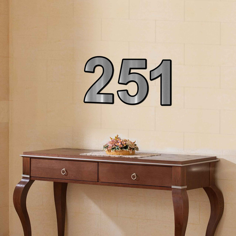 تابلو راهنما آژنگ طرح مستطیل مدل شماره و اعداد کد NUS-6-421