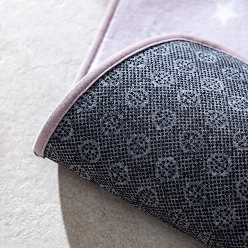 پادری مادام کوکو مدل Felisite Starry Pembe سایز 80x50 سانتیمتر مناسب برای فضای داخلی مجموعه دو عددی