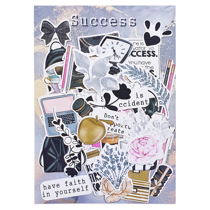 کارت پستال مدل Success بولت ژورنال و اسکرپ بوک