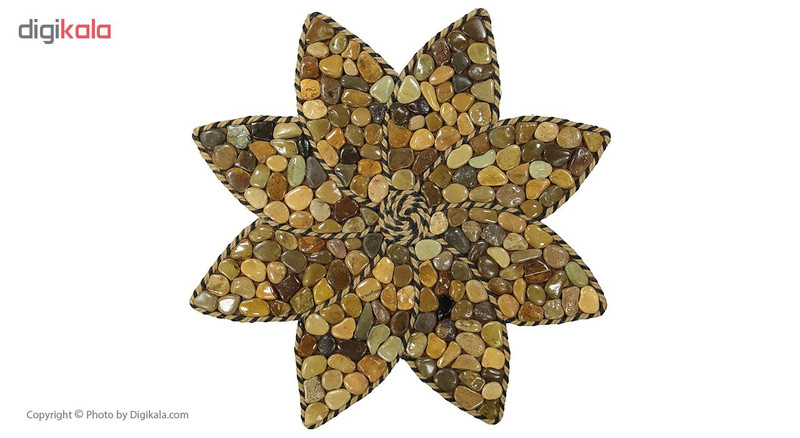 پادری طرح نیلوفر کد 121 سایز 80*80 سانتی متر