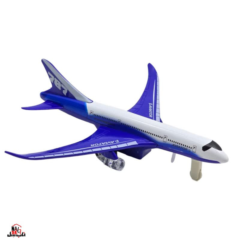 ماکت هواپیما ناب سل مدل مسافربری ایرباس موزیکال چراغدار AIRBUS 787