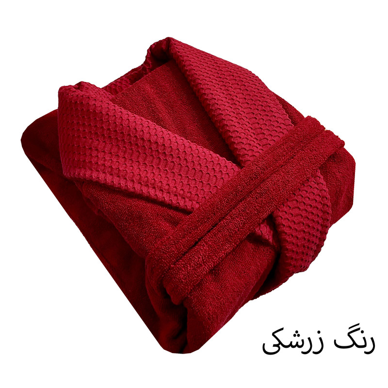 حوله پالتویی پودیران بافت مدل یاقوتی ابریشمی سایز 126