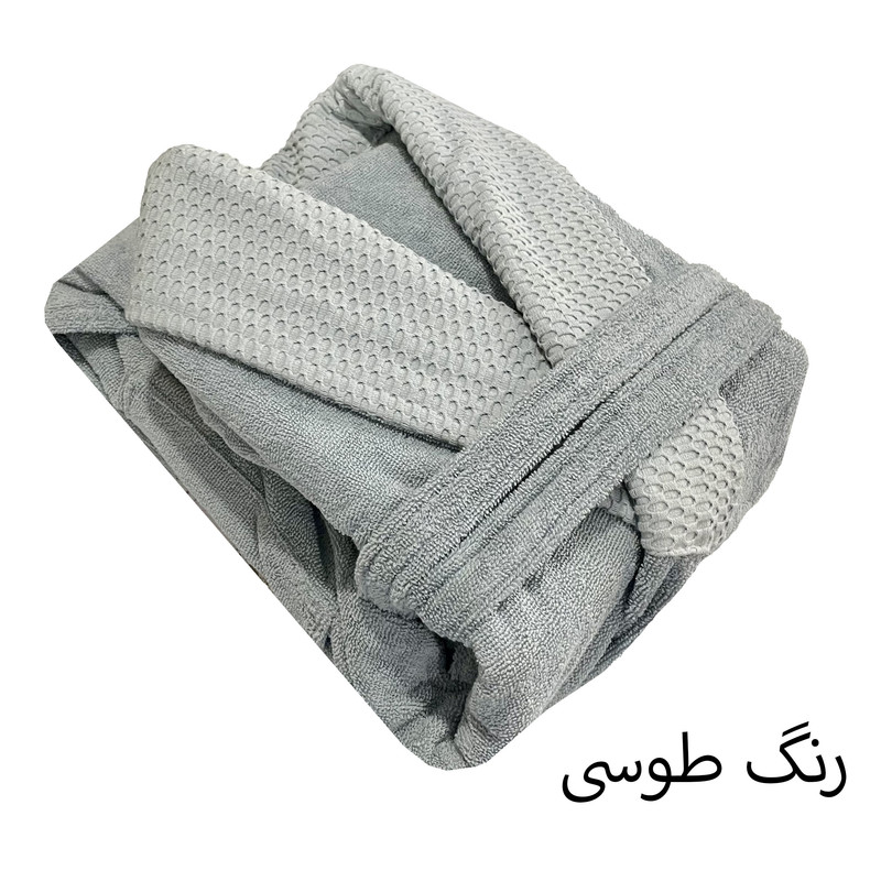 حوله پالتویی پودیران بافت مدل یاقوتی ابریشمی سایز 126