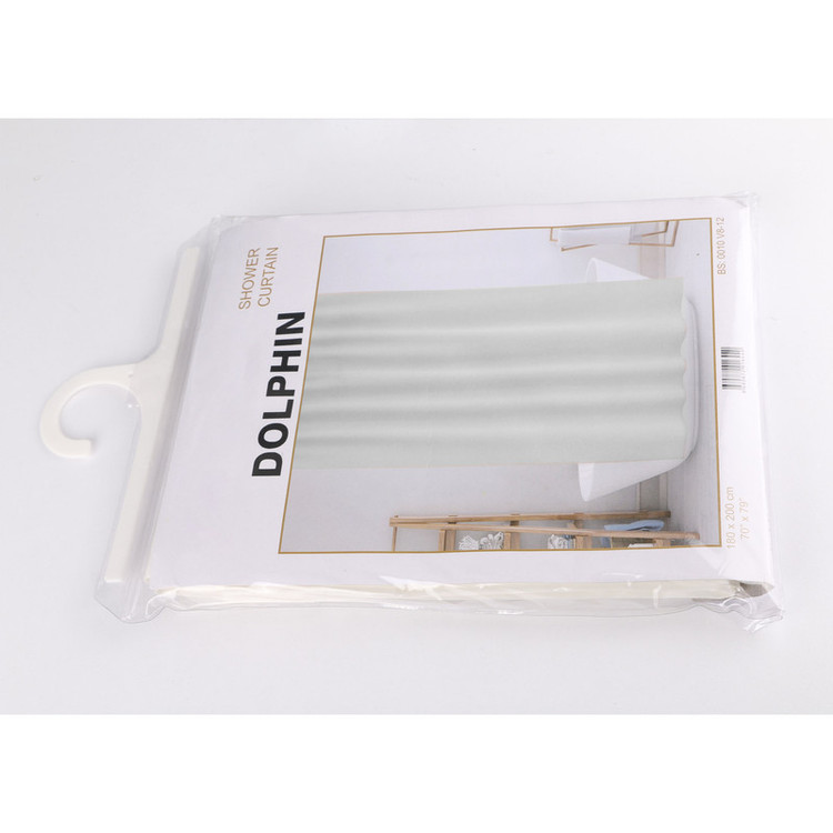 پرده حمام دلفین کد jack-50200 v1 سایز 200×180 سانتی متر