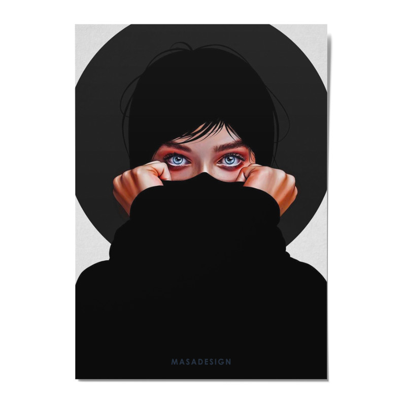 کارت پستال ماسا دیزاین مدل POSTSM0060 GIRL