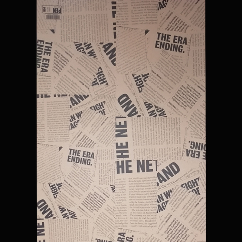 کاغذ کادو مدل Newspaper مجموعه 10 عددی
