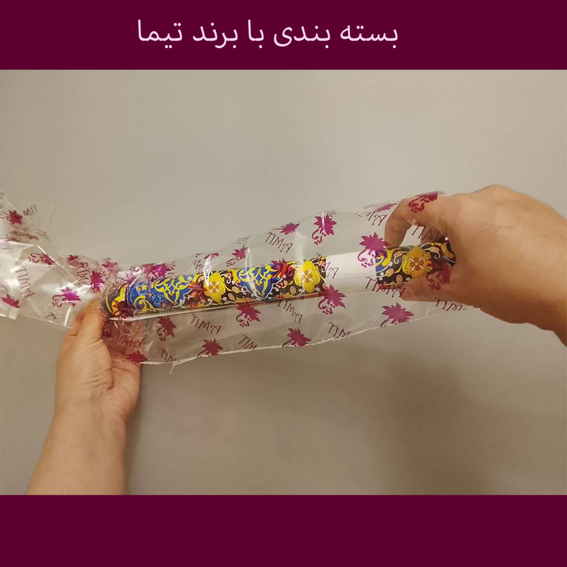کاغذ کادو تیما مدل نگار سایز 70*50 سانتی متر مجموعه 10 عددی