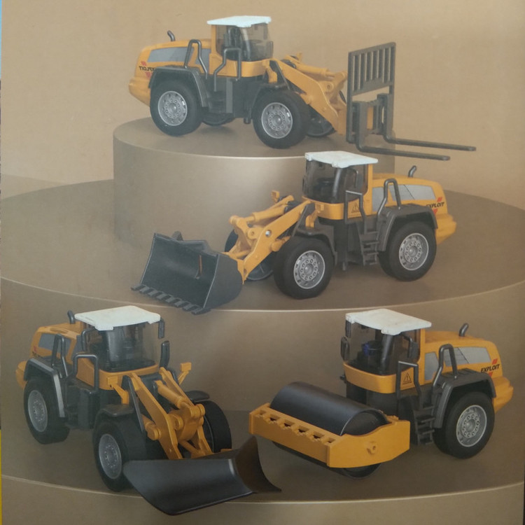 ماشین بازی مدل لودر طرح برفروب کد S155R