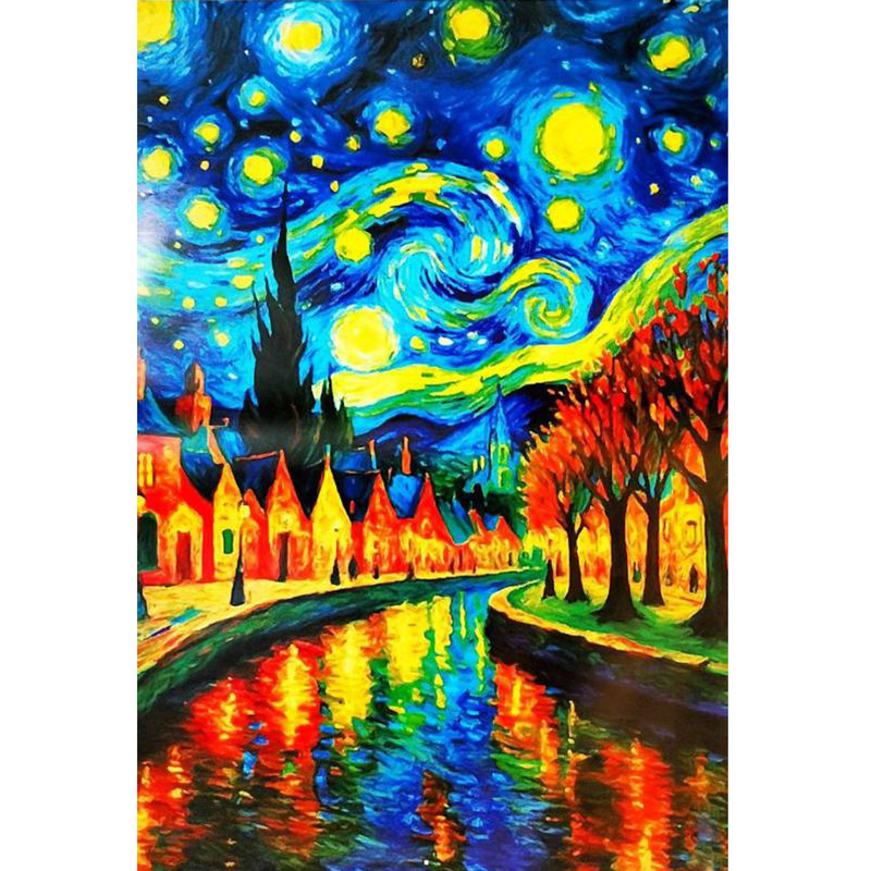 کاغذ کادو تیما مدل ون گوک سایز 50*70 سانتی متر مجموعه 10 عددی